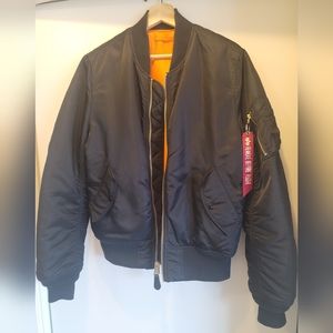 Alpha Industries Black Bomber Jacket